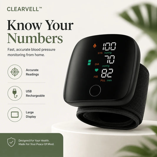 Clearvell™ Smart Blood Pressure Monitor
