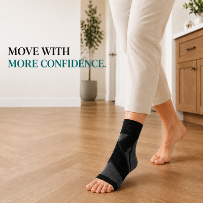 Clearvell OrthoPro Foot Sleeve with adjustable crossing straps