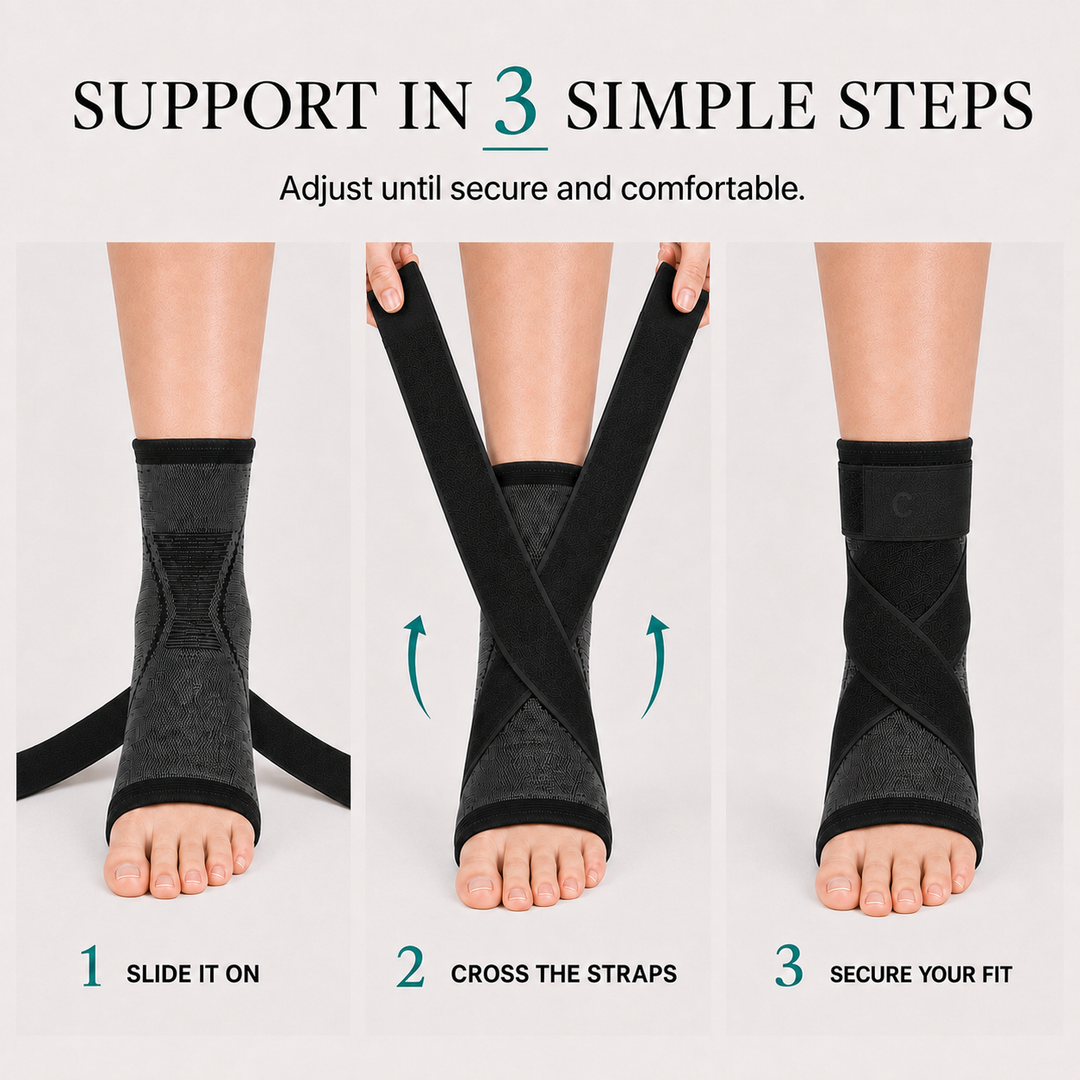 Clearvell OrthoPro Foot Sleeve with adjustable crossing straps
