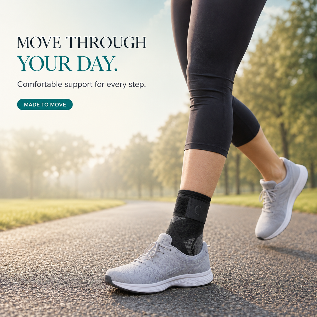 Clearvell OrthoPro Foot Sleeve with adjustable crossing straps