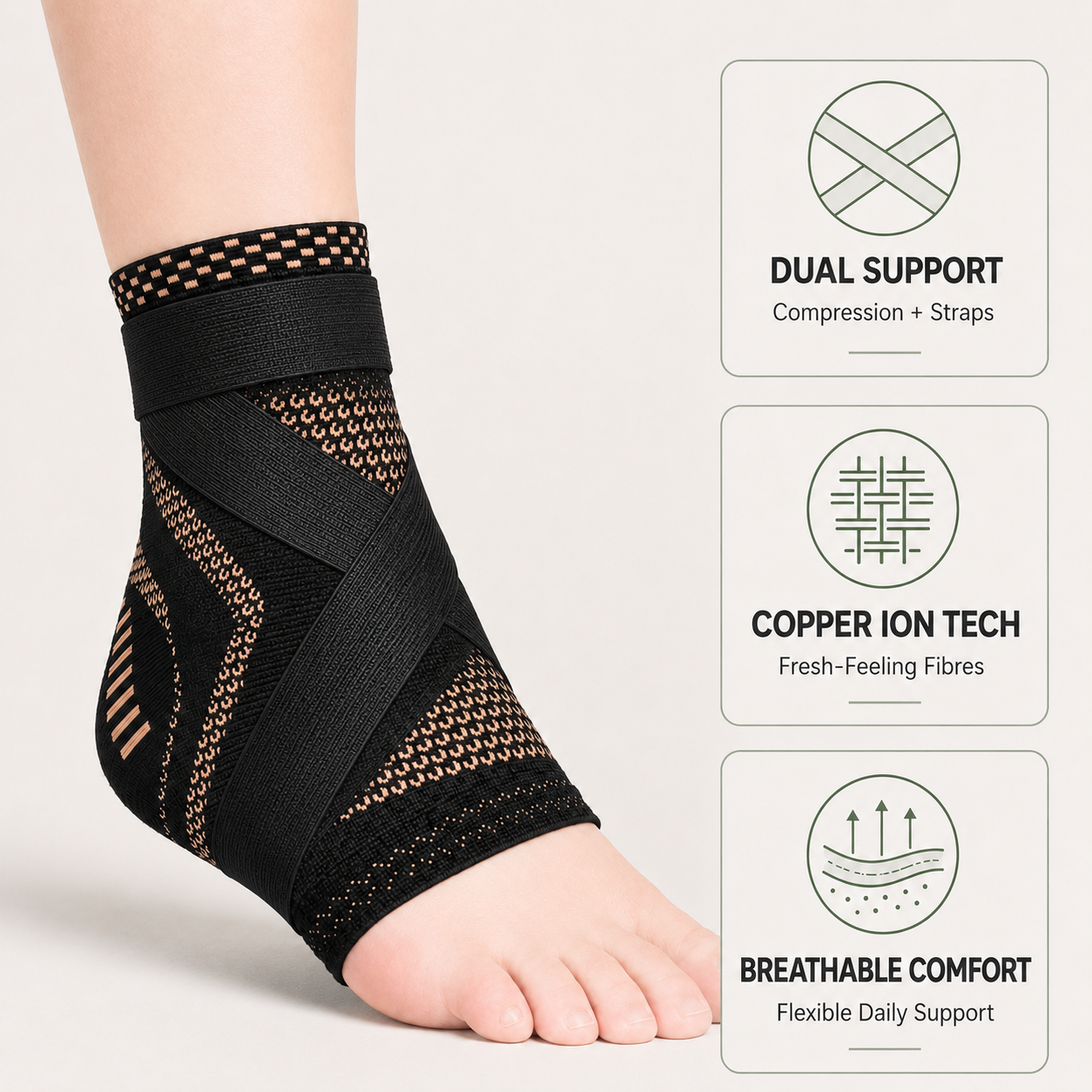 Clearvell® Copper Foot Sleeve