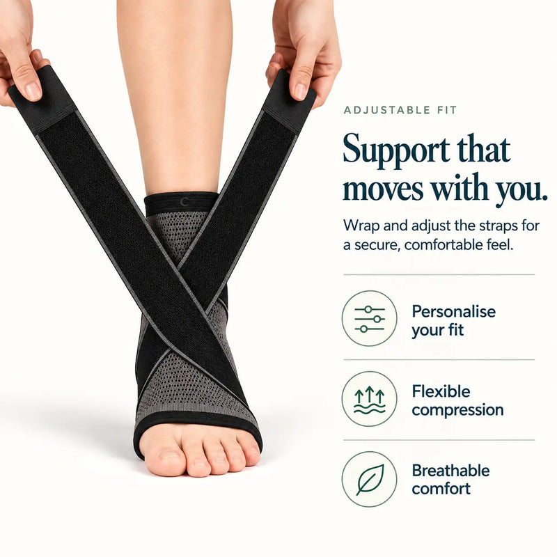 How Clearvell OrthoPro adjustable wrap straps fit