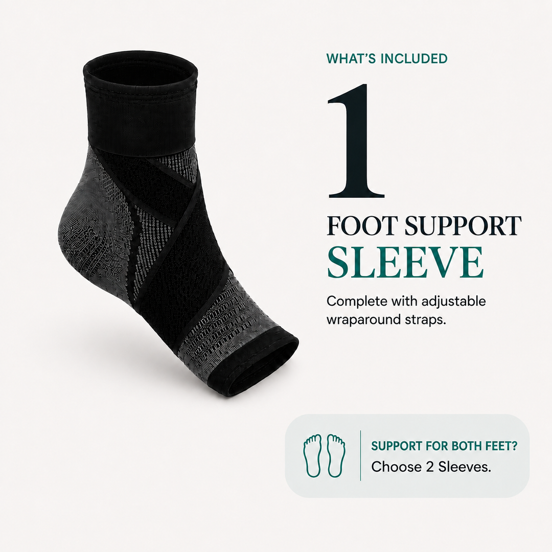 Clearvell OrthoPro Foot Sleeve with adjustable crossing straps