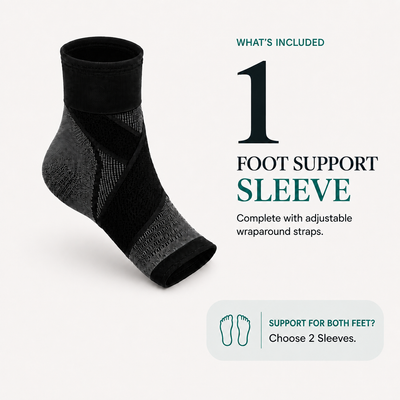 Clearvell OrthoPro Foot Sleeve with adjustable crossing straps